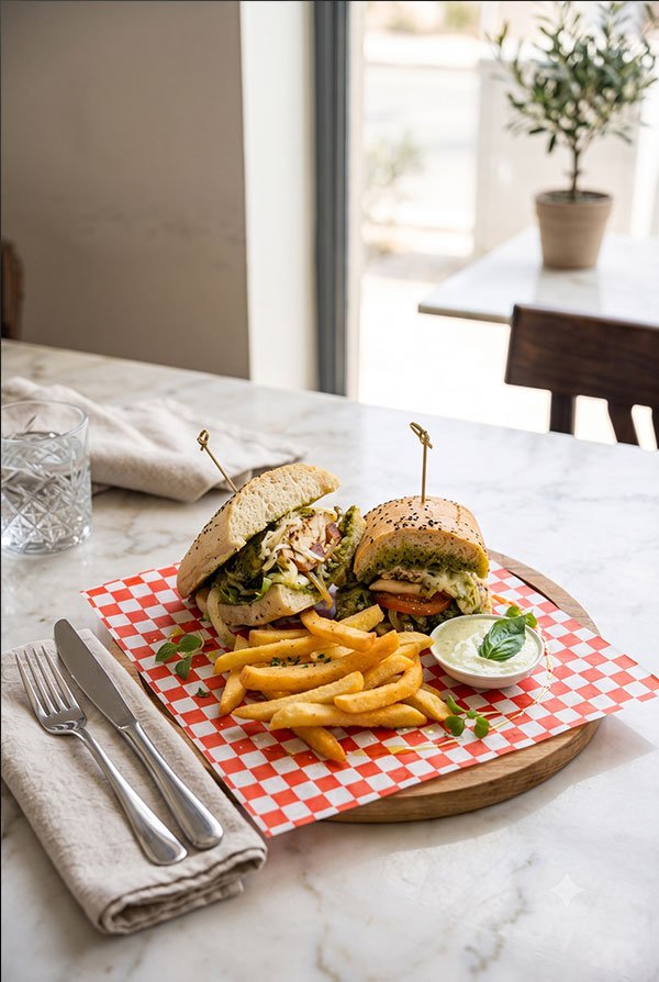 CHICKEN CHEESE FOCACCIA Image